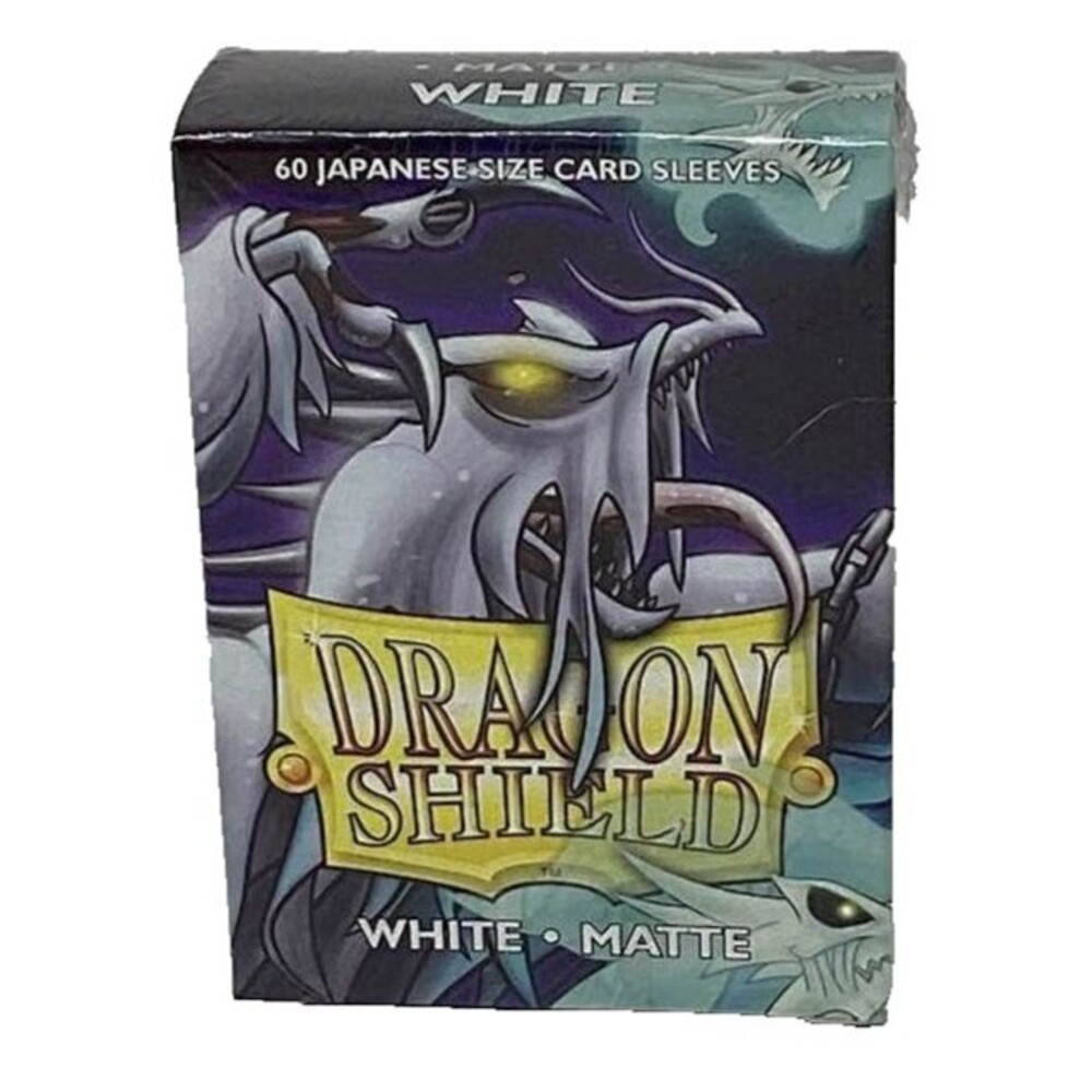 Dragon Shield Japanese Size White Yulinga Lost 60 Matte Dual Sleeves 11105 NW